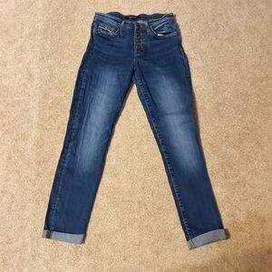 Flying Monkey High Rise Dark Blue Jeans